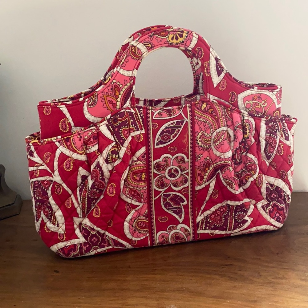 Vera Bradley Rosy Posie Two Handle Bag